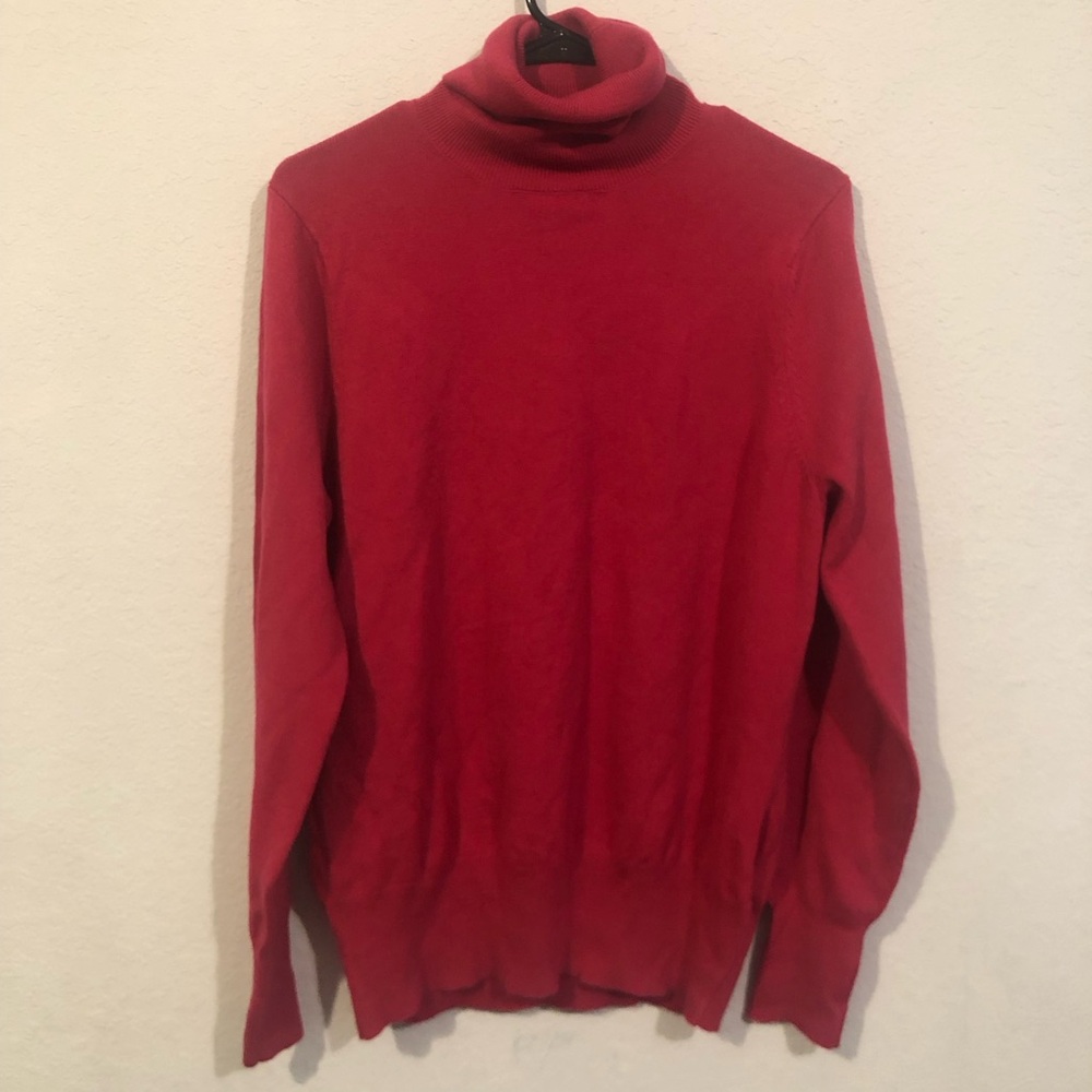 Venus Pink Turtle Neck Sweater